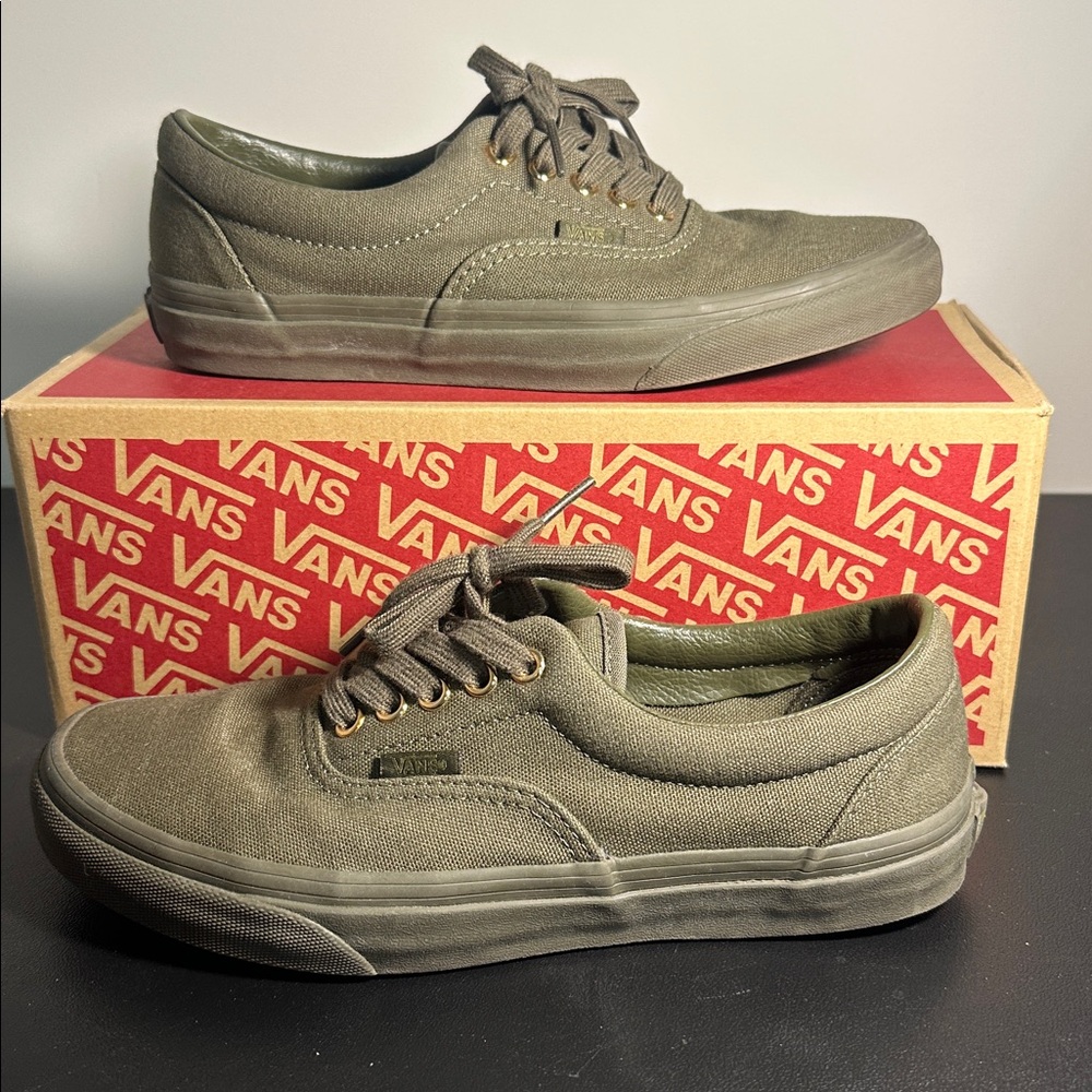 Vans Era Mono Green Shoes
